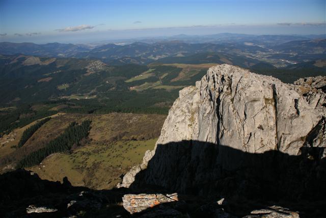Vistas desde la cima de Axkorrigan