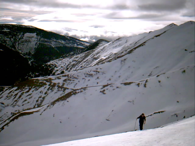 Subiendo hacia el collado de Forat�n